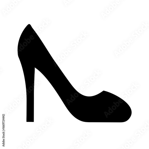 Elegant Stiletto Heels Icon Set – Fashion, Footwear, Minimal, Vector, Stylish, Editable, Icon Set