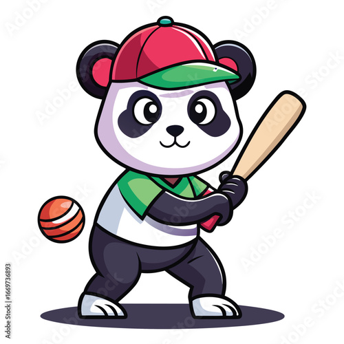It captures the main subject (3D baseball catcher), the action (holding a ball), and the style (cartoon) in a concise, easy-to-understand way