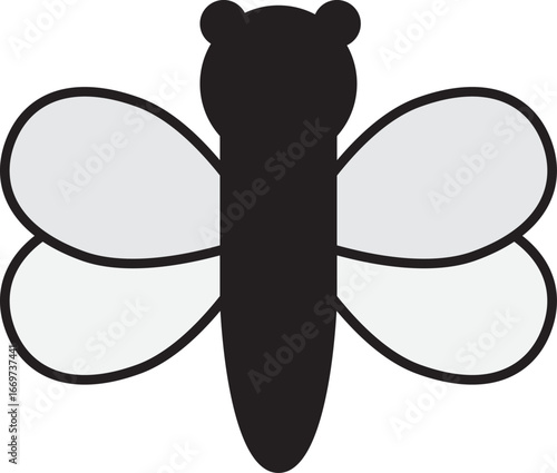 파리 모기 벌 곤충 날개