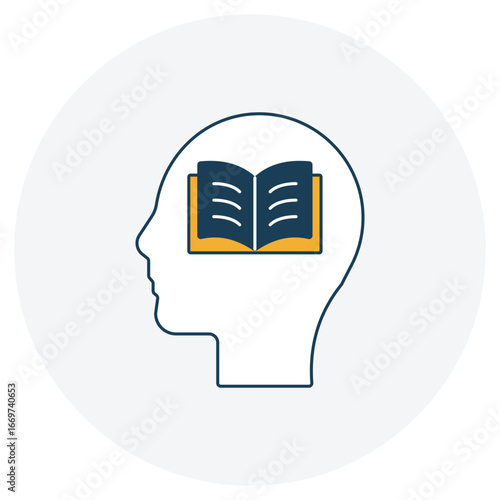 Learn Icon, Learn and Grow Framework, Learn by Practice Guide, Learn Strategy Plan, Learn and Development Manual, Learn Improvement Program, vector