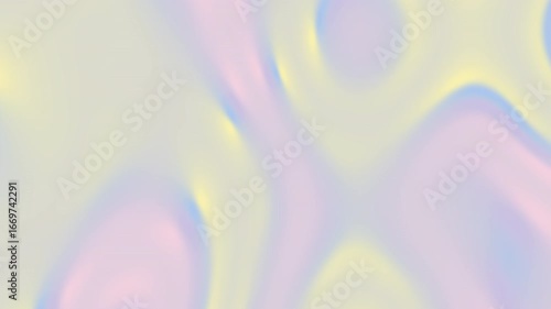 Iridescent Pastel Gradients: Smooth Yellow, Pink, and Blue Gradients in a Seamless Loop, Perfect for Modern Design, Presentations, Product Showcases, and Social Media Content