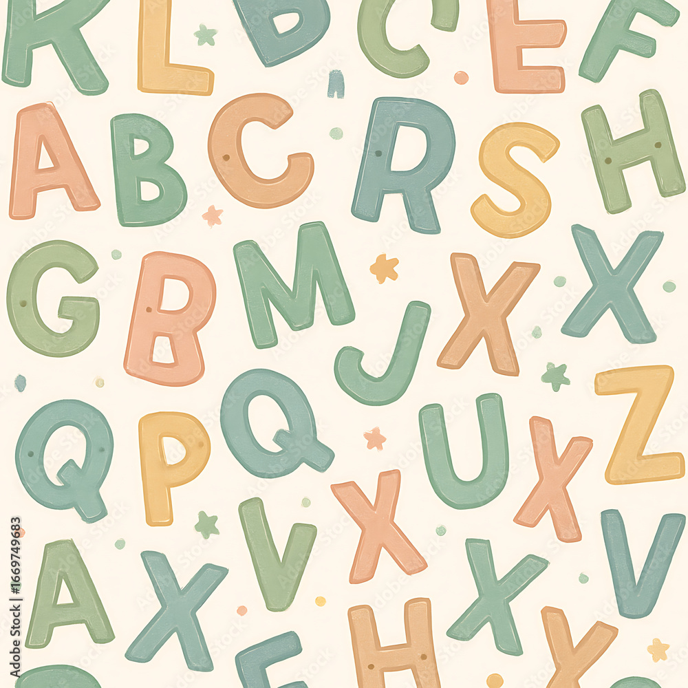 seamless pattern with letters alphabet seamless pattern with letters alphabet