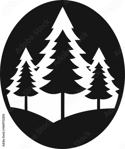Forest  Icon vector