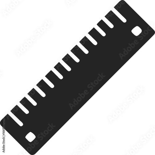 ruler icon vector