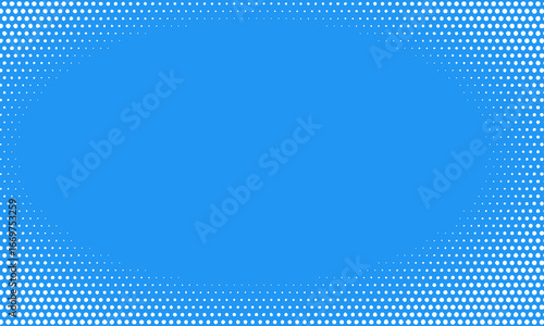 blue abstract background with halftone