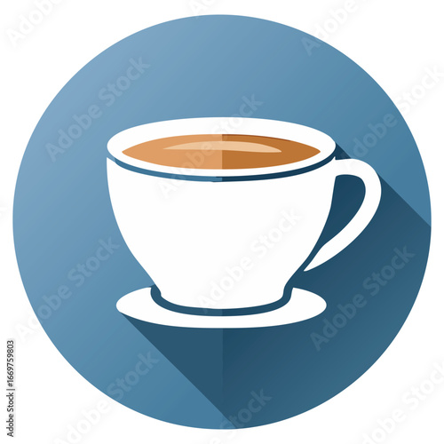A simple line art illustration of a cup, capturing the essence of a drink container in a clean, accessible manner.
