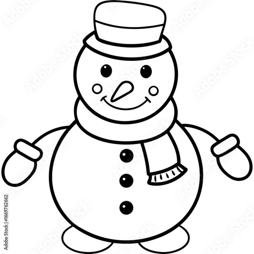 Happy 3D cartoon snowman isolated on a white background with a scarf and hat, enjoying a glass of milk on a cold winter holiday