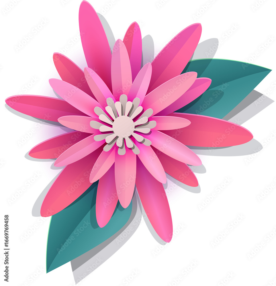 Fototapeta premium pink lotus flower