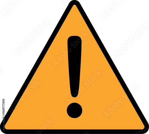 Warning sign alert exclamation mark hazard symbol safety information vector
