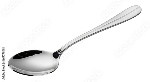 Isolated Silver spoon