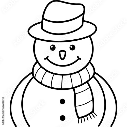 snowman vector illustration