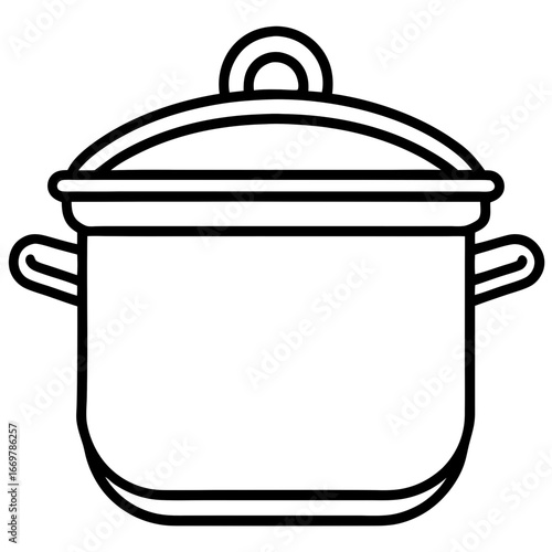 cooking pot vector