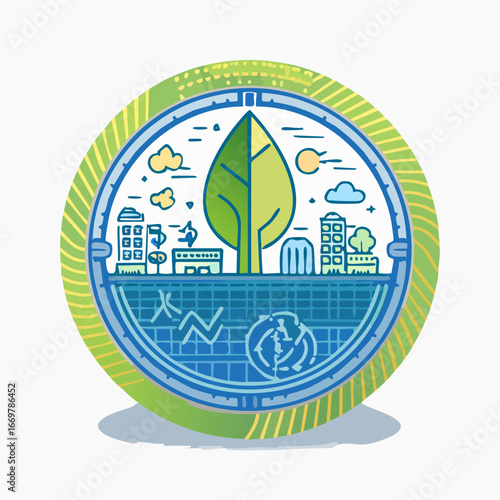 Sustainable Urban Development City and Tree Symbiosis