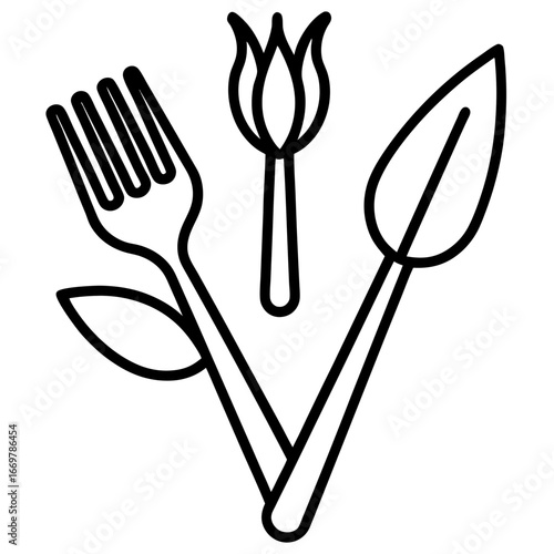 fork spoon and knife