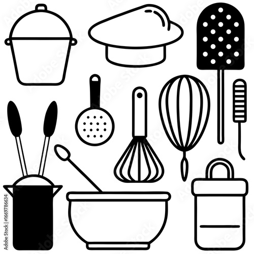 kitchen utensils set