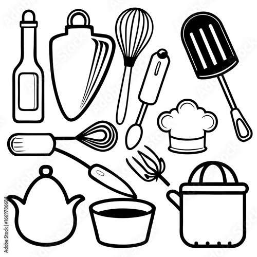 kitchen utensils set
