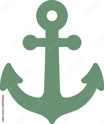 Nautical anchor symbol marine nautical element maritime nautical symbol nautical icon vector