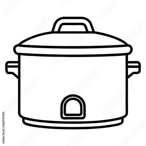 cooking pot vector illustration