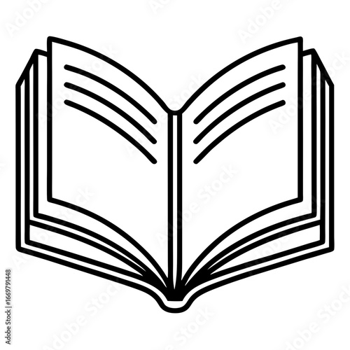 An open book with a heart-shaped design on its pages symbolizes a love for reading and the endless knowledge found in literature