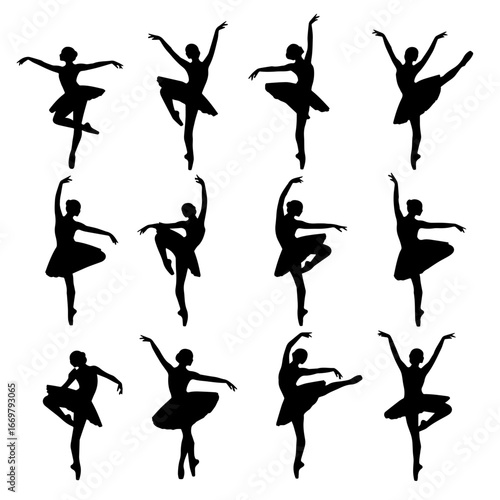 set of ballet dancers
