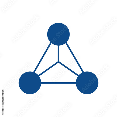 molecular structure icon over white background. colorful design. vector illustration