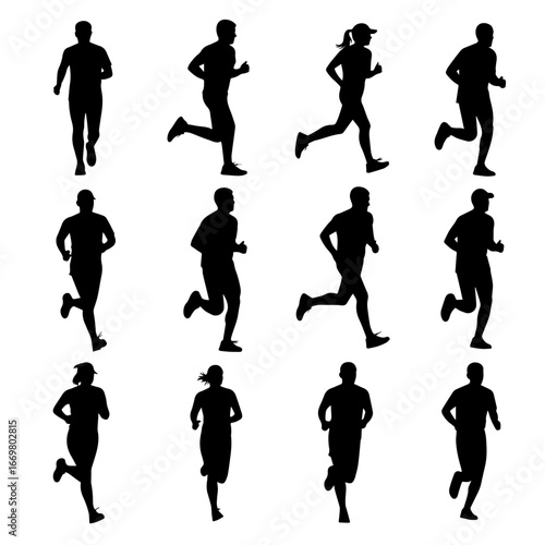 silhouettes of children playing soccer