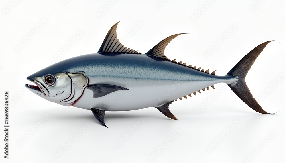 Obraz premium Bluefin tuna fish aquatic marine creature marine life ocean