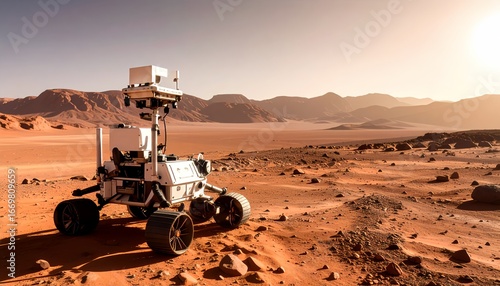 Robotic Rover on the Surface of Mars