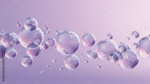 Refreshing bakuchiol serum bubbles spa environment skin care visuals soft lighting invigorating concept