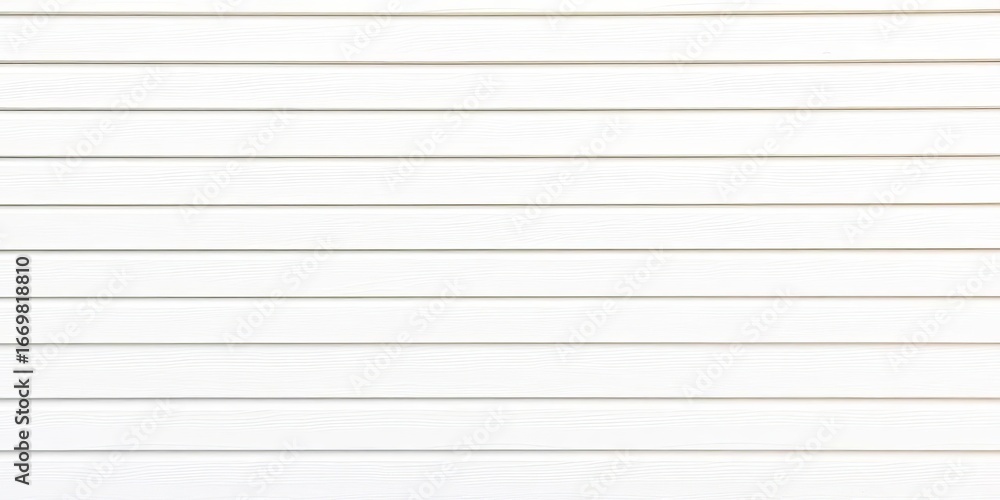 Obraz premium Abstract seamless texture of horizontal white siding, ideal for building cladding or flooring, overlay texture, design