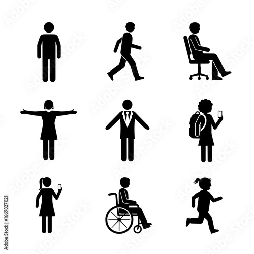 Office teamwork concept with women collaborating on computers in a noir vector style