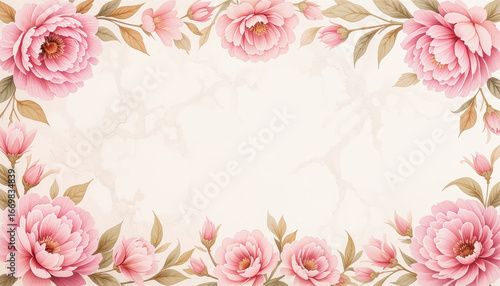 Pink roses background