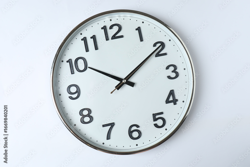 wall clock on a white background
wall clock on a white background