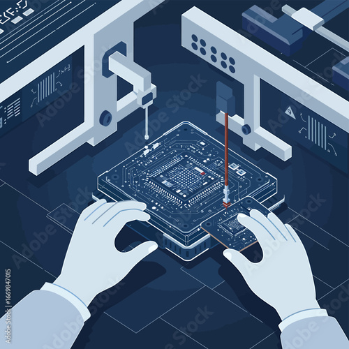Precision Assembly of Advanced Microchip Components