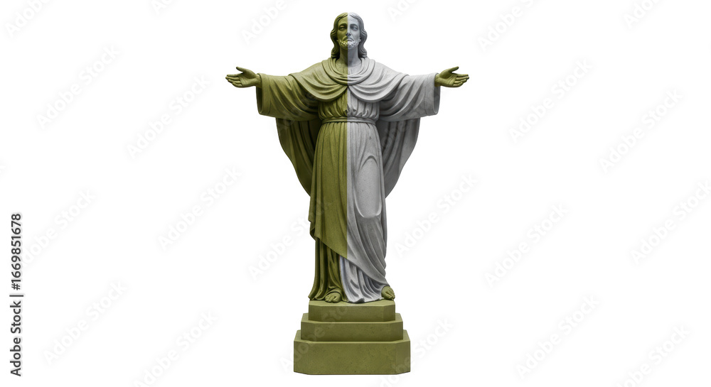 Fototapeta premium Isolated Jesus Statue
