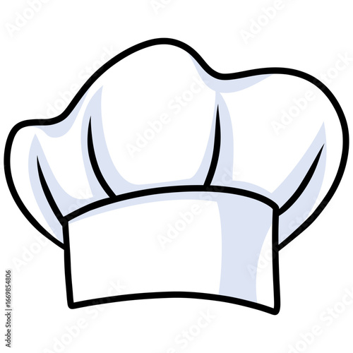 Chef Hat Vector Illustration Doodle Drawing Art Icon