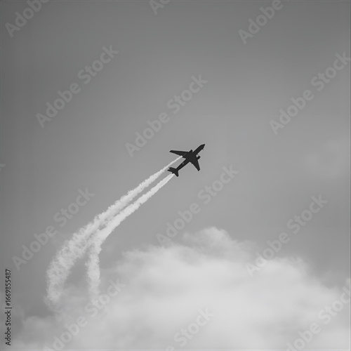 airplane in the sky