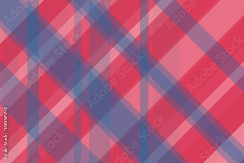 Abstract Geometric Pattern in Red and Blue