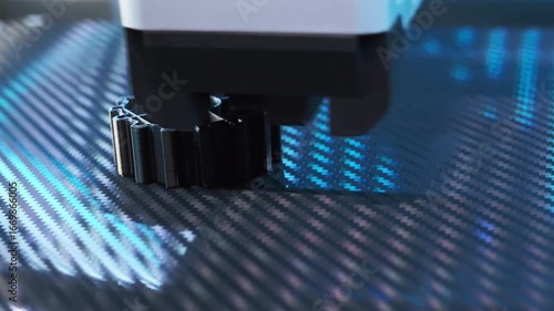 3D Printer Creating Complex Design With Precision and Speed in a Workshop Environment