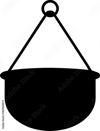 Traditional Bengali Shika Plant Hanger Icon