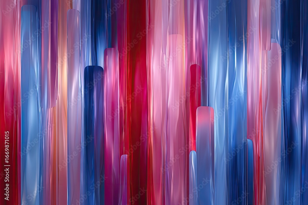 Abstract vertical columns in vibrant hues Abstract vertical columns in vibrant hues