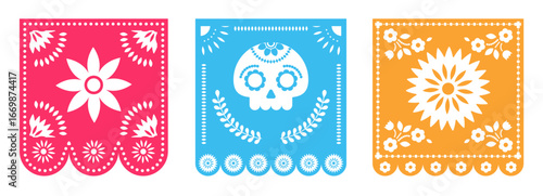Papel Picado Mexican Festive Banners