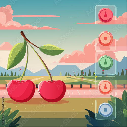 Cherry player buttons