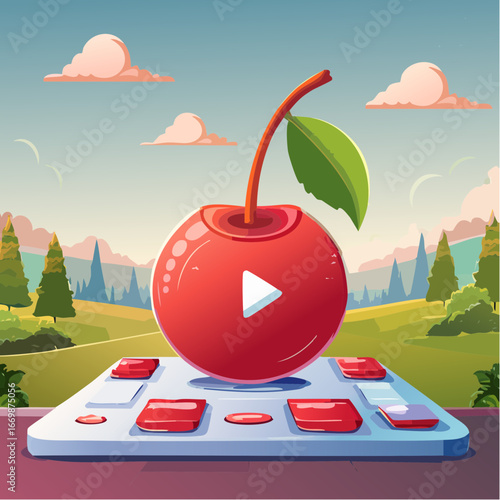 Cherry player buttons