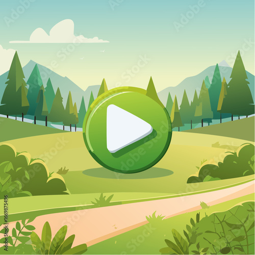 Green player buttons