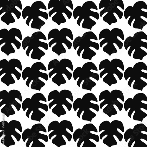 MONSTERA LEAVES EXOTIC DESIGN PATTERN TEXTURE BACKGROUND