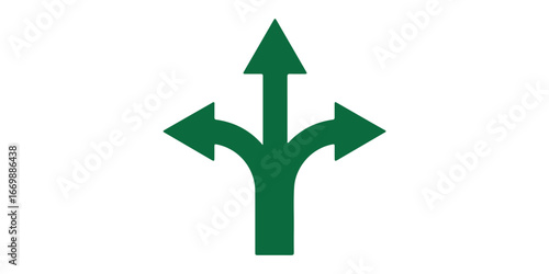 Road traffic direction arrows flat set. You-turn, left, right, two way, three way transportation direction arrow symbol. decision icon vector Trafic way icon