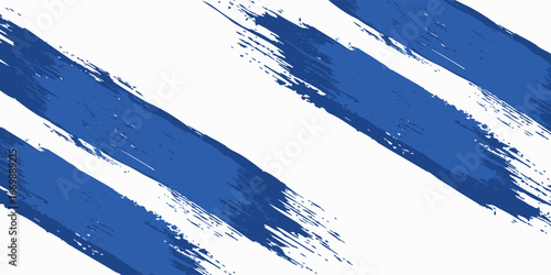 Abstract Blue and White Grunge Background with Halftone Style. Brush Stroke Illustration for Banner, Poster or Sports.