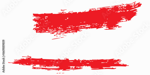 Abstract Red and White Grunge Background with Halftone Style. Brush Stroke Illustration for Banners, Posters, or Sports, Eps 10.