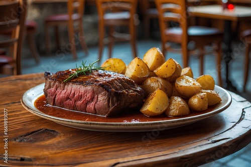 Carne al Horno con Papas - Argentinian Food oven-roasted meat with golden potatoes, a hearty Argentine classic that blends tender flavors with comforting homemade family-style cooking